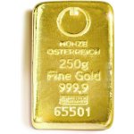 Münze Österreich zlatý slitek 250 g – Zboží Dáma