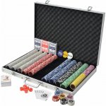 Vidaxl Poker set 1000 – Zbozi.Blesk.cz