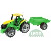 Auta, bagry, technika LENA Traktor plastový zelený set s přívěsem 94cm