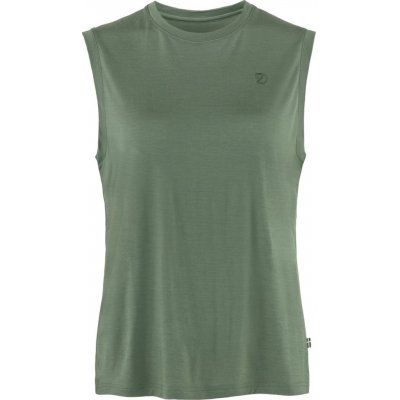 FJÄLLRÄVEN Abisko Wool Tank Top W Patina Green – Zboží Dáma