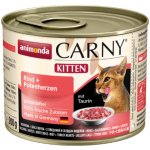 Carny Kitten hovězí krůtí srdce 200 g – Zbozi.Blesk.cz