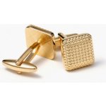 Knoflickarna.CZ manžetové knoflíčky zlatý čtverec – Zboží Dáma