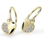 Cutie Jewellery dětské C2160-Z CZ White – Zboží Dáma