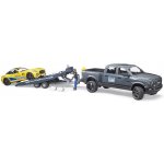 Bruder 2504 Terénní auto RAM přepravník závodní auto řidič – Zboží Dáma