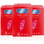 Durex Feel Thin Classic balíček 2+1 54ks – Zboží Mobilmania