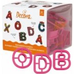 Vykrajovátka plastová - Abeceda (sada) 5,2 cm / Decora – Hledejceny.cz