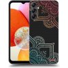 Pouzdro a kryt na mobilní telefon Samsung Picasee silikonové Samsung Galaxy A15 A155F 4G Flowers pattern černé