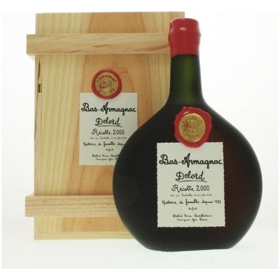 Armagnac-Delord Millésimés 2000 40% 0,7 l (dřevěná kazeta) – Zboží Dáma