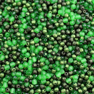 Mix ohňovek 3 mm zelený – Zboží Dáma