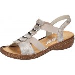 Rieker 62850 90 stříbrná – Zboží Dáma