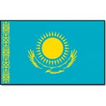 Vlajka Promex Kazachstán 150 x 90 cm – Zboží Dáma