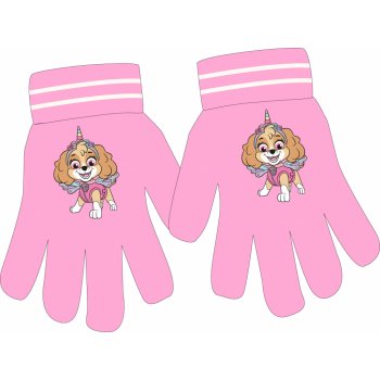 Paw Patrol - Tlapková patrola -Licence Dívčí rukavice růžová