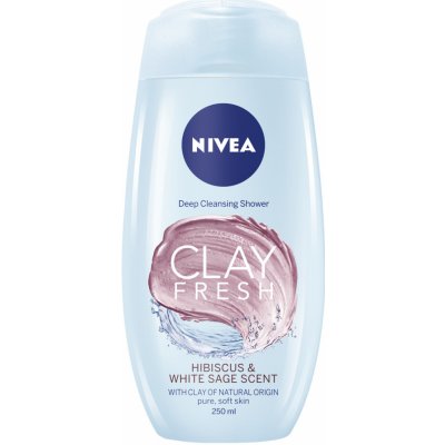 Nivea Clay Fresh Hibiscus & White Sage sprchový gel 250 ml – Zbozi.Blesk.cz