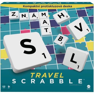 Mattel HRA Scrabble cestovní CZ (společenská hra)