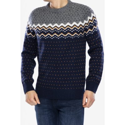 Fjällräven Övik Knit Sweater dark navy – Zboží Dáma