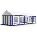 Pártystany Jičín Párty stan 4x10m - PVC Standard Ohnivzdorný Modro-bílá – Zboží Dáma
