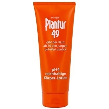 Plantur 49 výživné tělové mléko pro omlazení pokožky pH 4 (Gives Skin from 50 Young pH Back) 200 ml