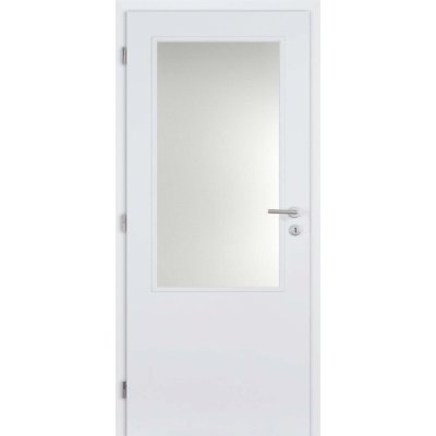 Doornite Basic 2/3 sklo, 90 L, 946 × 1983 mm, lakované, levé, bílé, prosklené C1HMF2.90L1 – Sleviste.cz