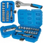 Geko Gola sada s průchozí ráčnou Gear Lock 10-24mm 17ks G13552