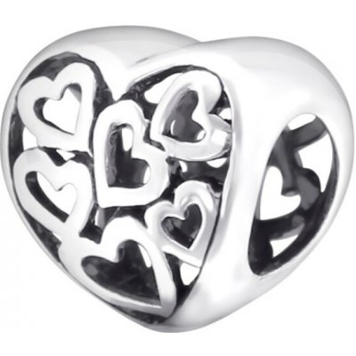 Majya MAY STORY stříbrný korálek TRUE LOVE 11918 – Zboží Dáma