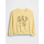 GAP Baby mikina s logem Žlutá – Sleviste.cz