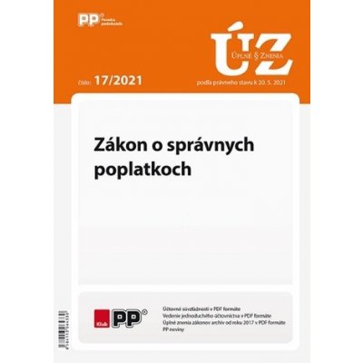 UZZ 17/2021 Zákon o správnych poplatkoch