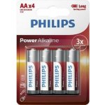 Philips Power Alkaline AA 4KS LR6P4B/10 – Zboží Mobilmania