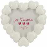 Fotorámeček ve tvaru srdíčka 1ks Cuoricini 13x13 cm, Easy Life - Červená – Zboží Živě