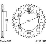 JT Sprockets JTR 301-40 – Zbozi.Blesk.cz