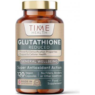 Time Health L-Glutathion Redukovaný 98% čistoty 120 kapslí – Hledejceny.cz