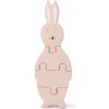 Dřevěná hračka Trixie Wooden body puzzle Mrs. Rabbit