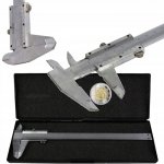 GEKO Měřítko posuvné kovové, 0-200mm x 0,02 – Zboží Mobilmania