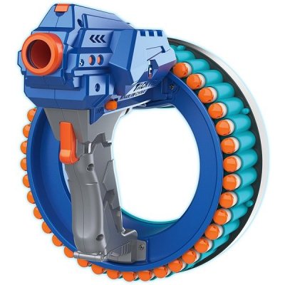 Wiky Pistole na pěnové střely s rotačním zásobníkem 21 cm – Zboží Dáma