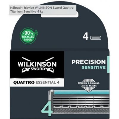 Wilkinson Sword Essential Titanium Sensitive 4 ks – Zboží Dáma