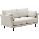 Kave Home Béžová dvoumístná pohovka Gilma 170 cm s černou podnoží – Zboží Dáma