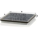 Filtr, vzduch v interiéru MANN-FILTER CUK 20 010 – Hledejceny.cz