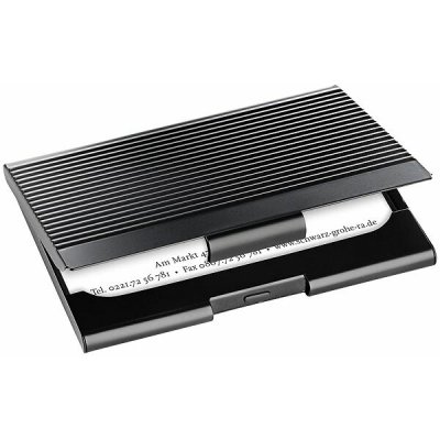 SIGEL kovové pouzdro, na až 20 vizitek – Zboží Mobilmania