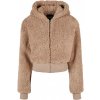 Dámská bunda Ladies Short Oversized Sherpa Jacket soft taupe