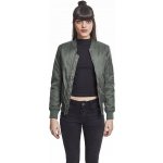 Urban Classics Ladies basic bomber jacket olivová – Zboží Mobilmania