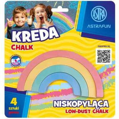 ASTRA ASTRAFun Chodníková křída "Rainbow" 4ks mix barev 330022006