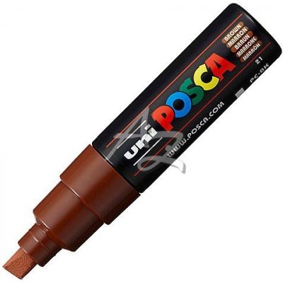Uni Posca PC-8K 21 akrylový 8,0mm hnědý – Zboží Mobilmania