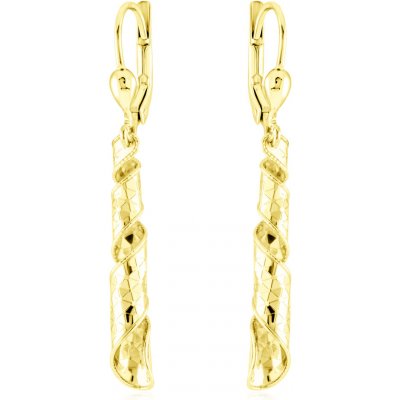 Gemmax Jewelry zlaté visací Spirály GLEYN4383 – Zboží Mobilmania