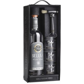 Beluga Gold Line 40% 0,7 l (dárkové balení 3 sklenice)