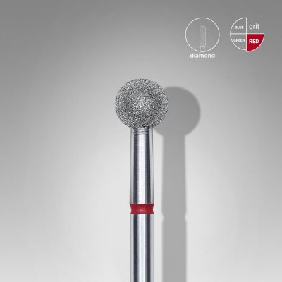 Staleks Diamantová Fréza Kulička Červená 5 mm – Hledejceny.cz