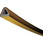 Těsnění TLT do oken a dveří, profil D 100 H, 9 x 8 mm, hnědé, 2 x 50 m – Sleviste.cz