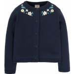 Frugi dětský propínací kardigan Vyšité kytičky – Zboží Dáma