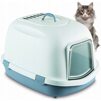 Super Queen extra velké kočičí WC s filtrem 71 x 55 x 46,5 cm – HobbyKompas.cz