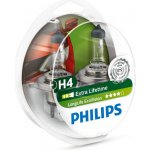 Philips LongLife EcoVision 2 ks H4 12V 60/55W P43T – Zbozi.Blesk.cz