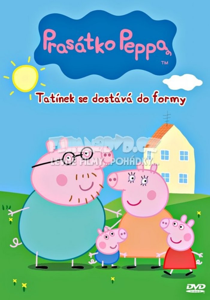 Prasátko Peppa 3 - Tatínek se dostává do formy Balení: Papírový obal DVD |  Srovnanicen.cz