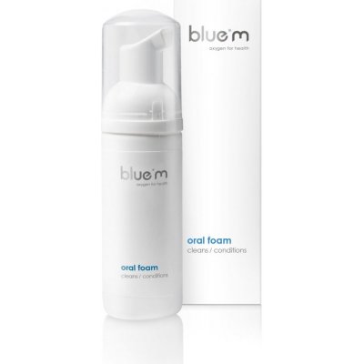 Blue M Oxygen for Health ústní pěna 2 v 1 na čištění zubů a dásní bez kartáčku a vody 50 ml – Zboží Mobilmania